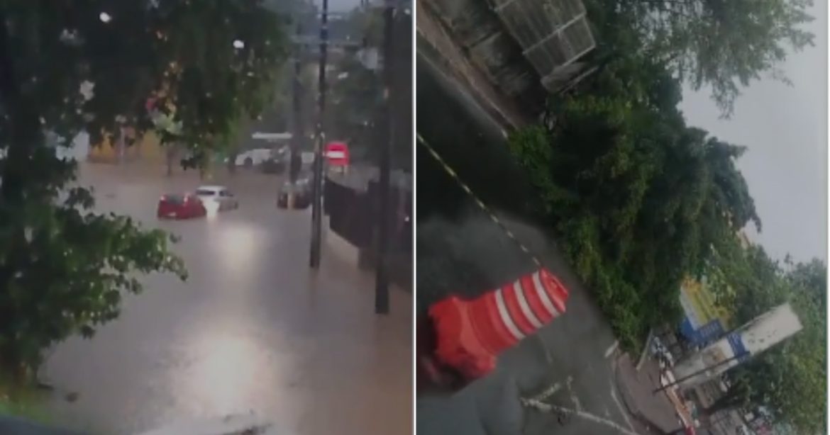 motoristas-registram-alagamentos-e-queda-de-arvore-apos-chuvas-em-salvador;-veja-videos